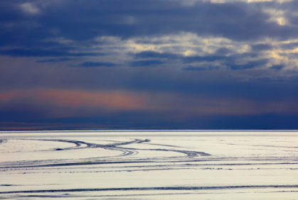 The Bothnian Bay in winter near Kemi.