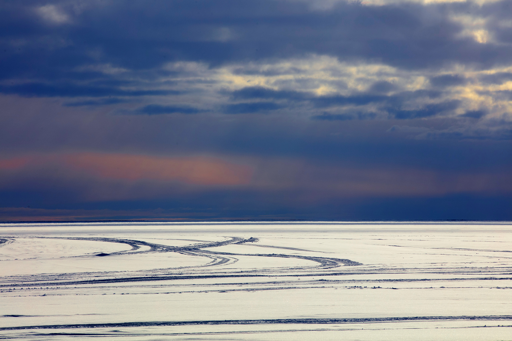 The Bothnian Bay in winter near Kemi.