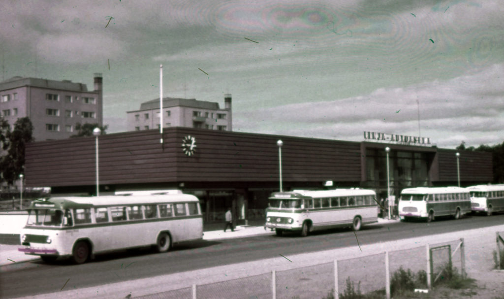 Busstation I Kemi.