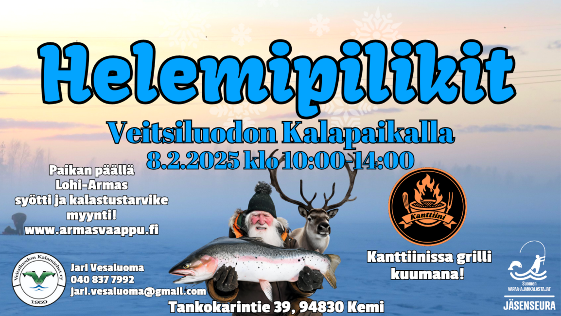 Kuvituskuva, jossa tekstinä tiedot pilkkitapahtumasta.